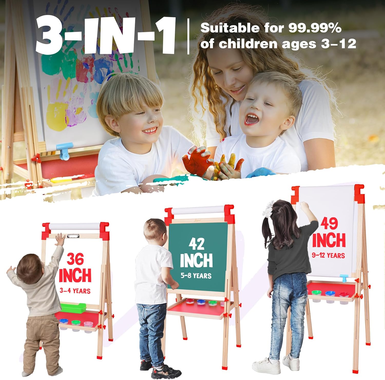 Standing Easel Chalkboards for Kids: Separating Sturdy Pine From Wobbly Particle Board